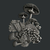 Silikonimuotti 11x15 cm - Mushroom Bloom 2 Zuri