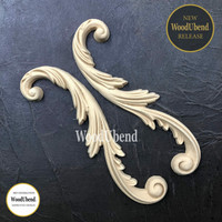 Puukoristepari 7x2 cm - WoodUBend 6006