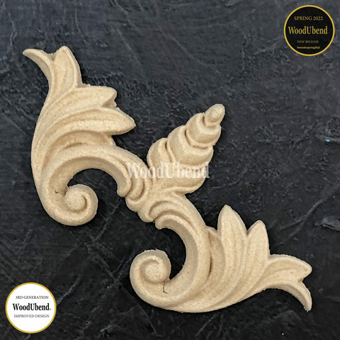 Puukoriste 6x12 cm - WoodUBend 6104