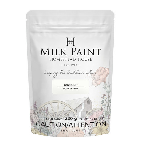 Maalijauhe - Milk Paint HH Porcelain - Posliininvalkoinen