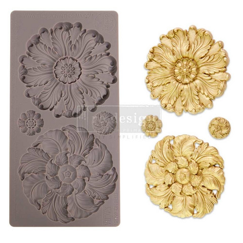 Silikonimuotti 27x21 cm - Redesign Mould Engraved Medallions