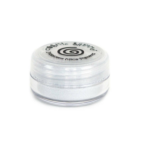 Mica-jauhe 10 ml - Cosmic Shimmer Mica Pigment Silver