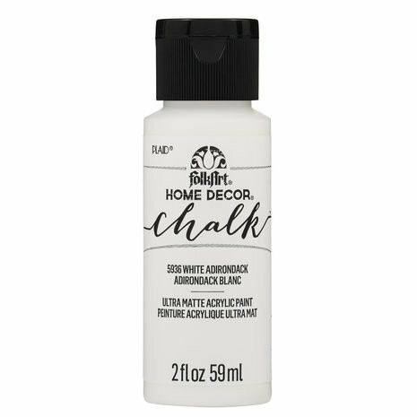 Kalkkimaali valkoinen - FolkArt Chalk - White Adirondack 59 ml