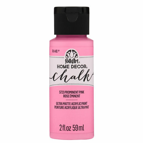 Kalkkimaali pinkki - FolkArt Chalk - Prominent Pink 59 ml