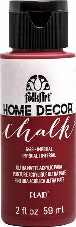 Kalkkimaali punainen - FolkArt Chalk - Imperial  59 ml