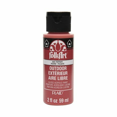 Ulkomaali punainen - FolkArt Outdoor - Peppery 59 ml