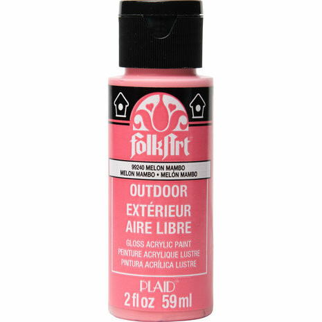 Ulkomaali pinkki - FolkArt Outdoor - Melon Mambo 59 ml