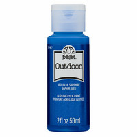 Ulkomaali metallinen sininen - FolkArt Outdoor - Blue Sapphire 59 ml