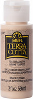 Tekstuurimaali ruskea - FolkArt Terra Cotta - Terrazzo Sand 59 ml