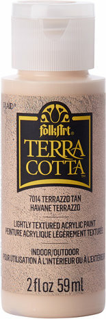 Tekstuurimaali ruskea - FolkArt Terra Cotta - Terrazzo Sand 59 ml