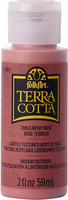 Tekstuurimaali punainen - FolkArt Terra Cotta - Earthy Rose 59 ml