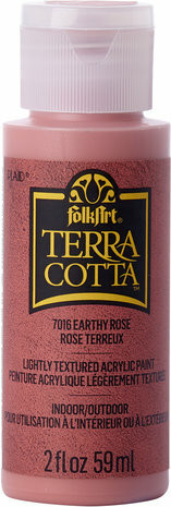 Tekstuurimaali punainen - FolkArt Terra Cotta - Earthy Rose 59 ml