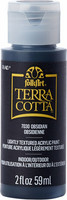 Tekstuurimaali musta - FolkArt Terra Cotta - Obsidian 59 ml