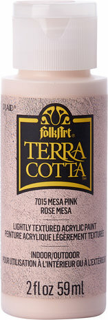 Tekstuurimaali vaaleanpunainen - FolkArt Terra Cotta - Mesa Pink 59 ml