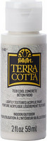 Tekstuurimaali vaaleanharmaa - FolkArt Terra Cotta - Cool Concrete 59 ml
