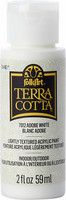 Tekstuurimaali valkoinen - FolkArt Terra Cotta - Adobe White 59 ml