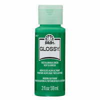 Kiiltävä akryylimaali vihreä - FolkArt Glossy - Glorious Green 59 ml