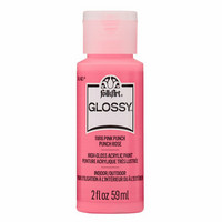 Kiiltävä akryylimaali pinkki - FolkArt Glossy - Pink Punch 59 ml