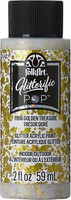 Glitterlakka kultainen - FolkArt Glitterific Pop - Golden Treasure 59 ml