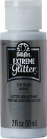 Glittermaali hopea - FolkArt Extreme Glitter - Silver 59 ml