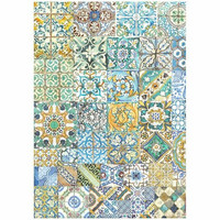 Decoupage-paperi A4 - Stamperia Rice Paper Tiles