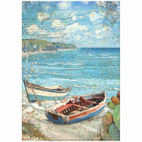 Decoupage-paperi A4 - Stamperia Rice Paper Boats