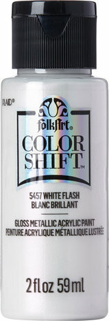 Helmiäismaali valkoinen - FolkArt Color Shift - White Flash 59 ml