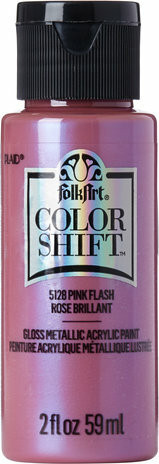 Helmiäismaali pinkki - FolkArt Color Shift - Pink Flash 59 ml