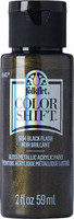 Helmiäismaali musta - FolkArt Color Shift - Black Flash 59 ml