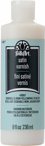 Puolihimmeä lakka - FolkArt Satin Varnish Non-Yellowing Sealer - 236 ml