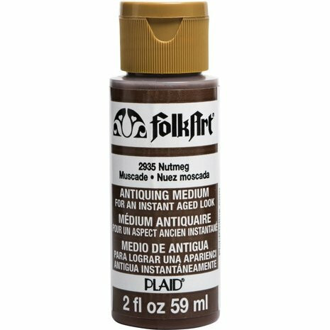 Pähkinänruskea patinointiaine - FolkArt Antiquing Medium Nutmeg - 59 ml