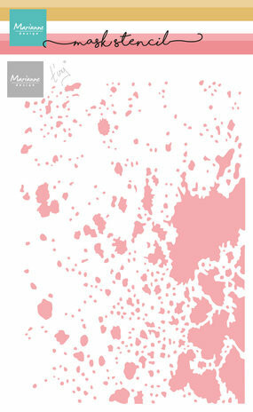 Sabluuna 15x21 cm - Marianne Design Mask Stencil Tiny's Ink Stains