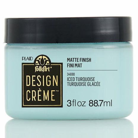 Sabluunatahna turkoosi - FolkArt Design Creme Iced Turquoise - 88 ml