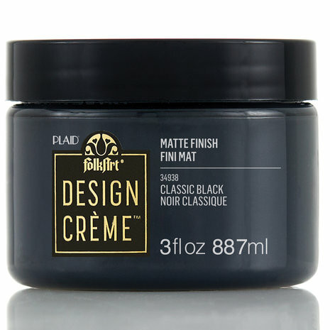 Sabluunatahna musta - FolkArt Design Creme Classic Black - 88 ml
