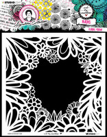 Sabluuna 20x20 cm - Art By Marlene Signature Collection Mask Floral Frame