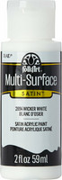 Monikäyttömaali valkoinen - FolkArt Multi-Surface Satin Wicker White 59 ml