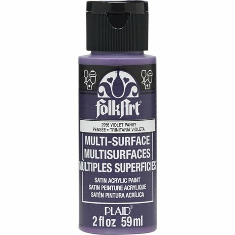 Monikäyttömaali violetti - FolkArt Multi-Surface Satin Violet Pansy 59 ml