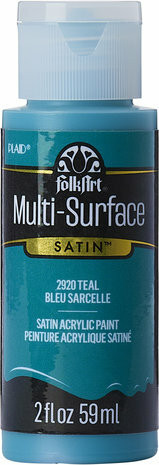 Monikäyttömaali sinivihreä - FolkArt Multi-Surface Satin Teal 59 ml
