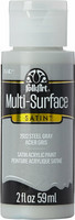 Monikäyttömaali harmaa - FolkArt Multi-Surface Satin Steel Gray 59 ml