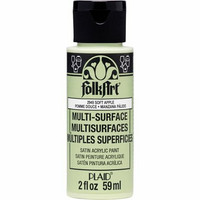Monikäyttömaali vihreä - FolkArt Multi-Surface Satin Soft Apple 59 ml