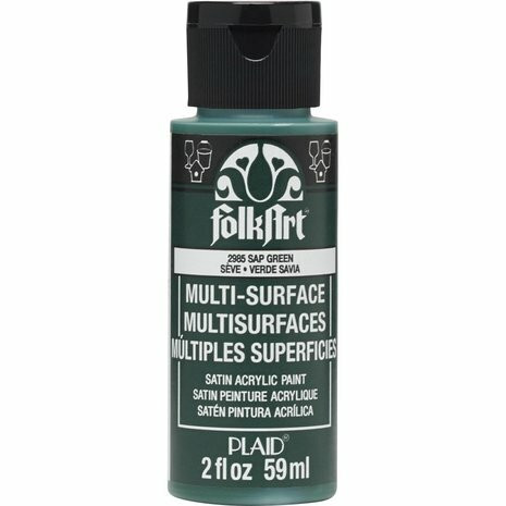 Monikäyttömaali tummanvihreä - FolkArt Multi-Surface Satin Sap Green 59 ml