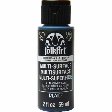 Monikäyttömaali sininen - FolkArt Multi-Surface Prussian Blue 59 ml