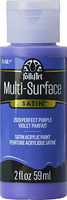 Monikäyttömaali violetti - FolkArt Multi-Surface Satin Perfect Purple 59 ml