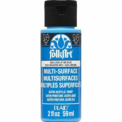 Monikäyttömaali sininen - FolkArt Multi-Surface Satin Look At Me Blue 59 ml
