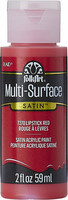Monikäyttömaali punainen - FolkArt Multi-Surface Lipstick Red 59 ml