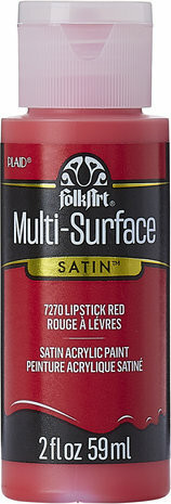 Monikäyttömaali punainen - FolkArt Multi-Surface Lipstick Red 59 ml