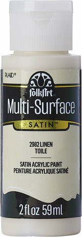 Monikäyttömaali ruskea - FolkArt Multi-Surface Satin Linen 59 ml