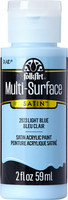 Monikäyttömaali vaaleansininen - FolkArt Multi-Surface Satin Light Blue 59 ml
