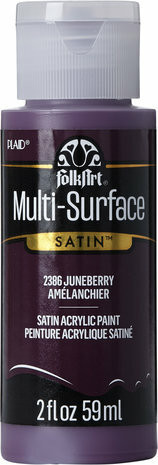 Monikäyttömaali violetti - FolkArt Multi-Surface Satin Juneberry 59 ml