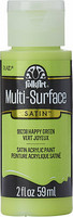 Monikäyttömaali vihreä - FolkArt Multi-Surface Satin Happy Green 59 ml